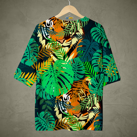Jungle themed T shirt for those who love nature and forests. 