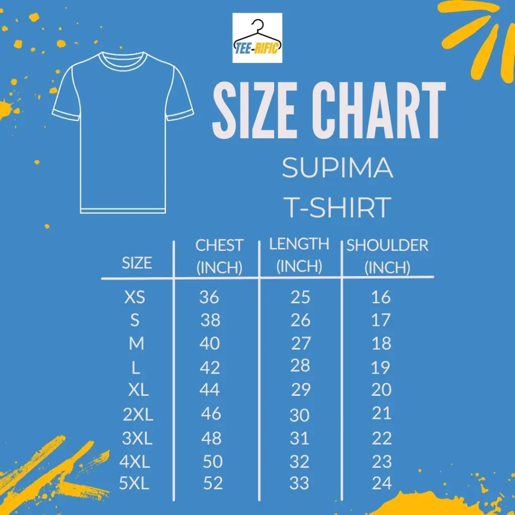 Supima Tshirt Size.webp