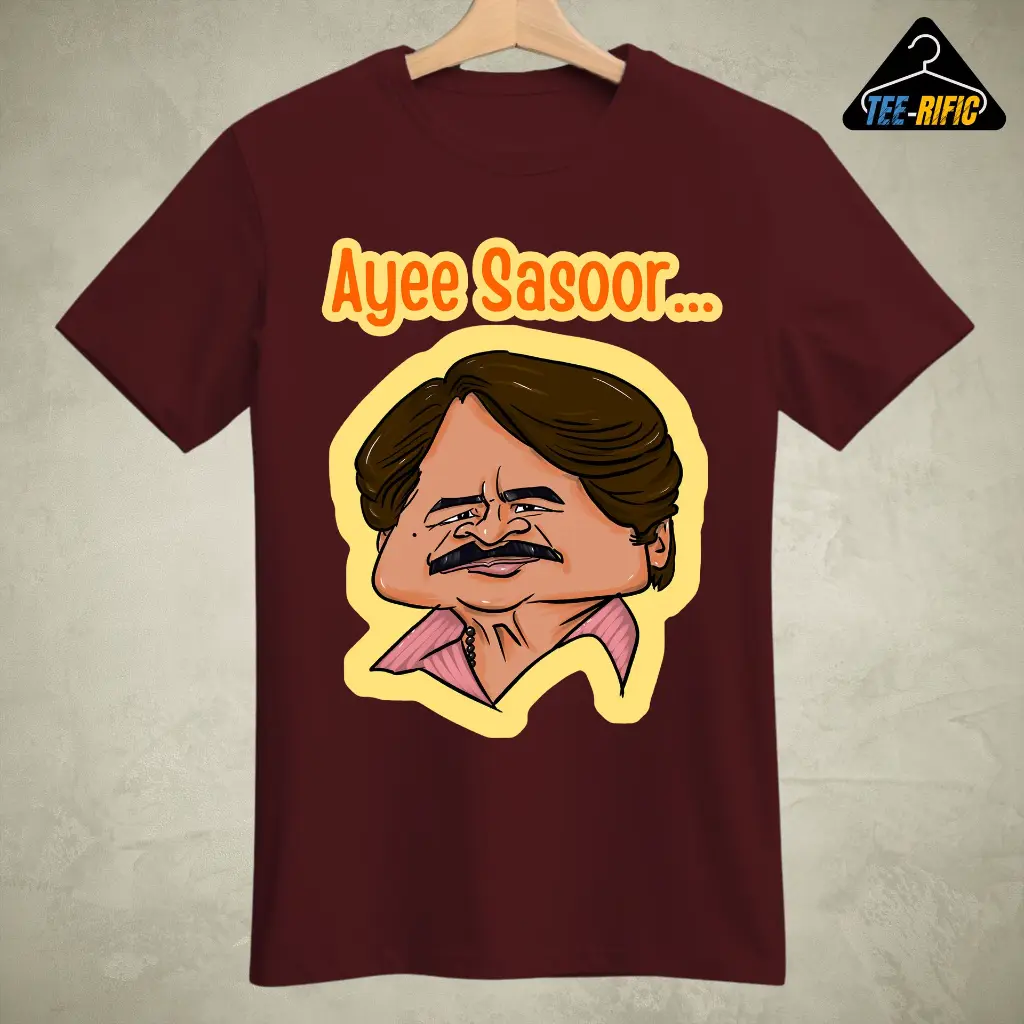 Pradhan Ji Aye Sasoor Maroon.webp