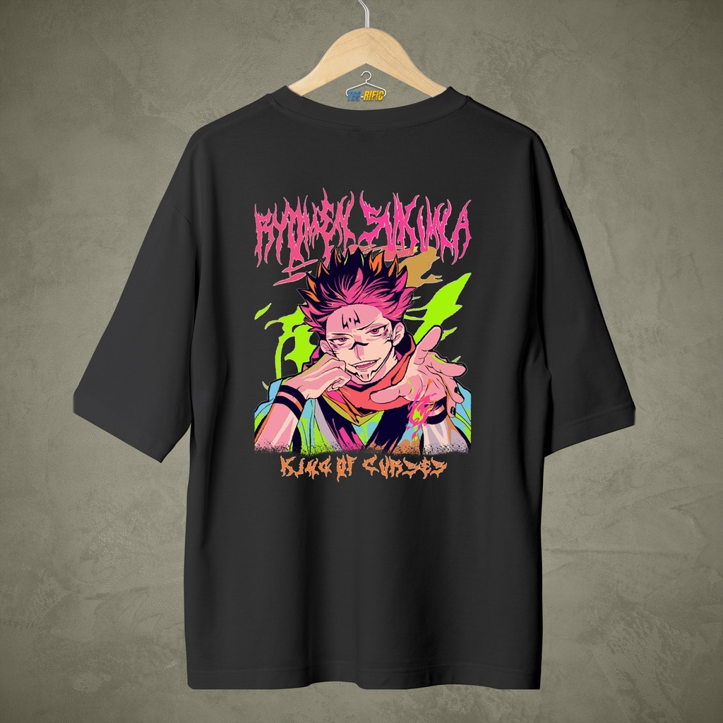 Sukuna - King of Curses Oversized T-Shirt - Unisex (Black, S)