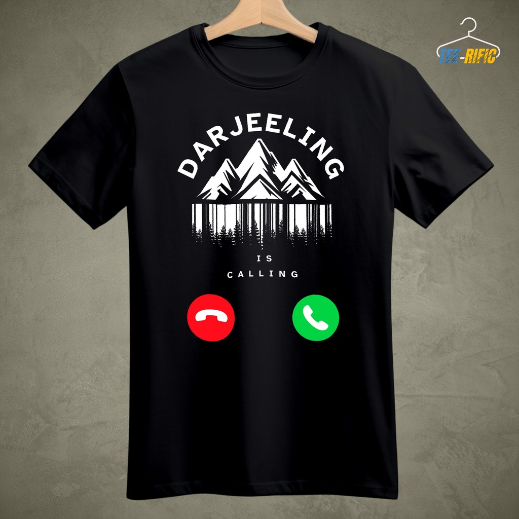 Lost in the Hills - Darjeeling Escape Tee (Black, S)