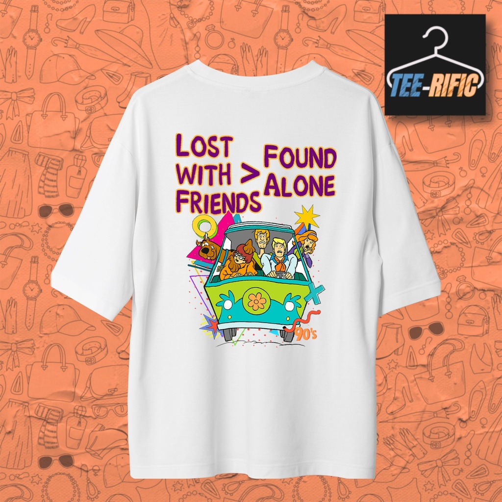 Scooby Adventure - Unisex Oversized T-shirt (White, S)