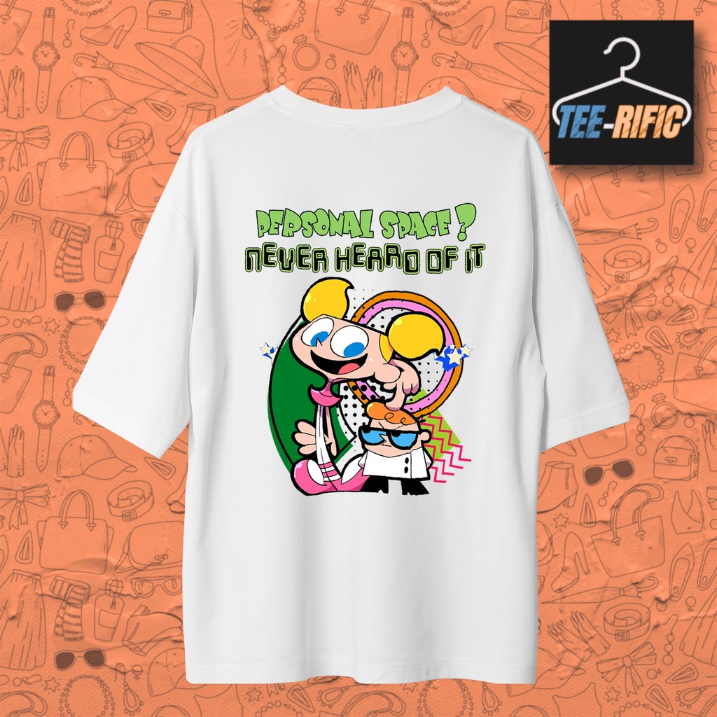 Dexter Bhaidooj Rakshabandhan - Unisex Oversized T-shirt (White, S)