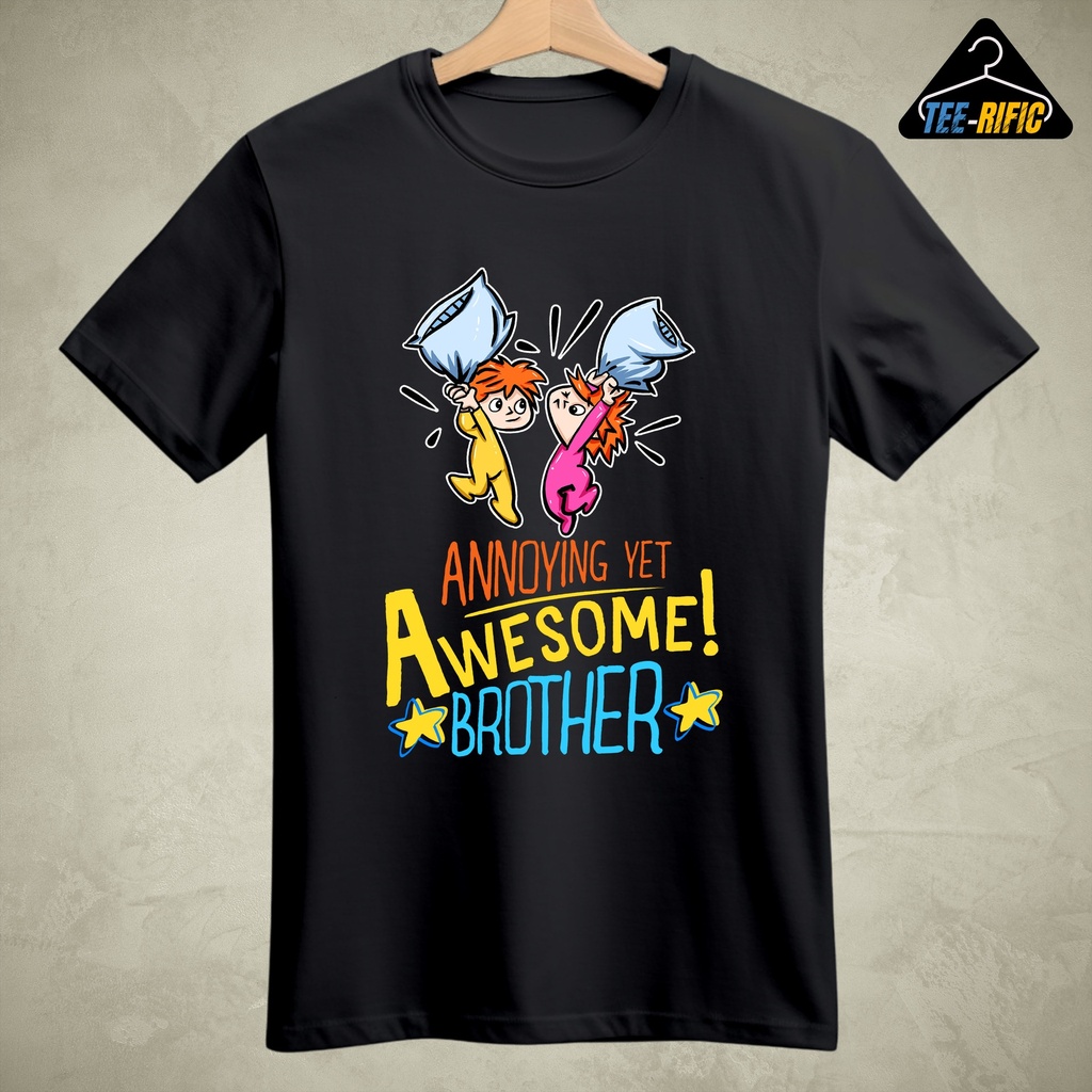 Awesome Brother - Men's T-shirt (Black, S)