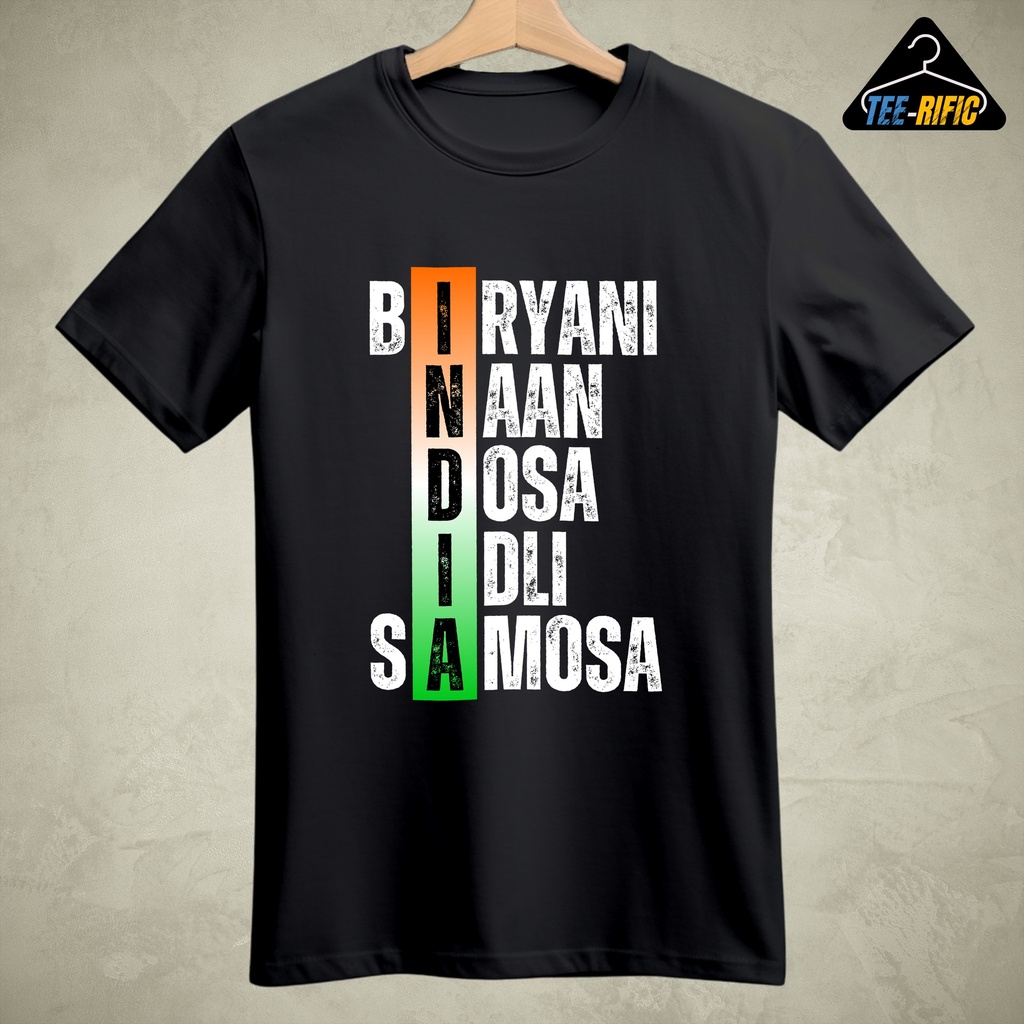Flavours of India - Unisex T-shirt (Black, S)