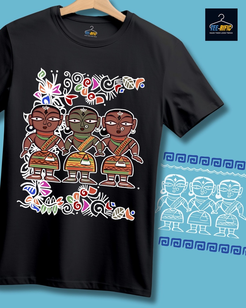 Tribal Art Figurine Alpona Unisex Tshirt