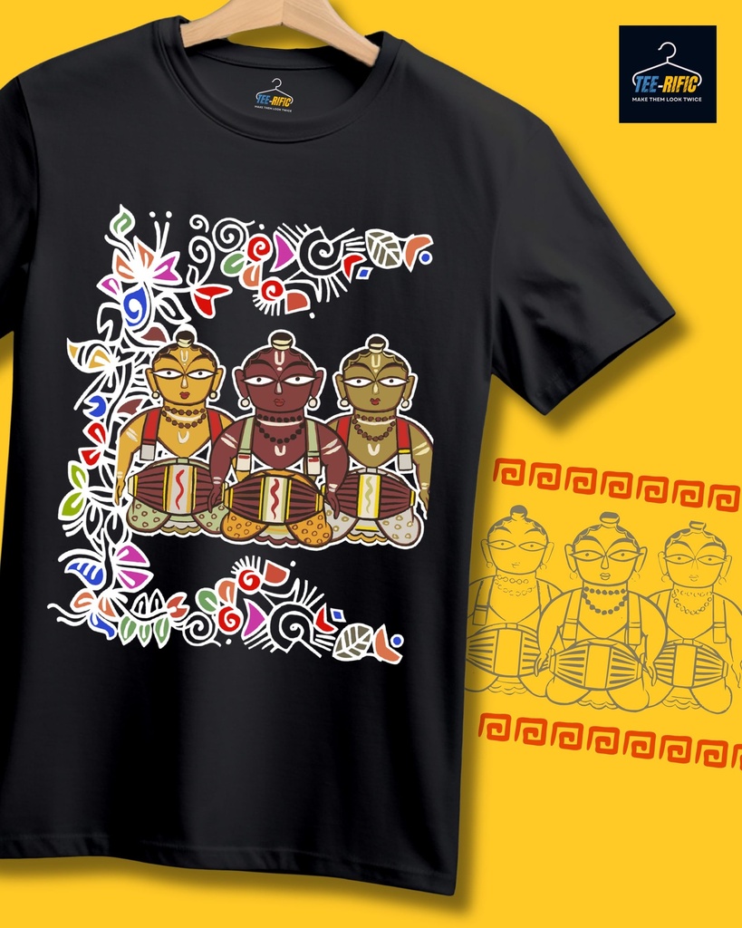 Folk Art Kirtankar Alpona Unisex Tshirt