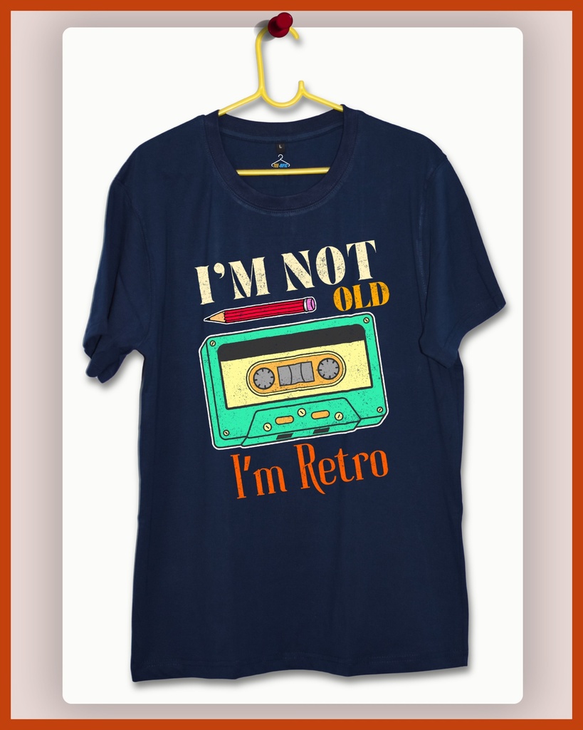 Retro Classics Unisex Tshirt (S, Navy Blue)