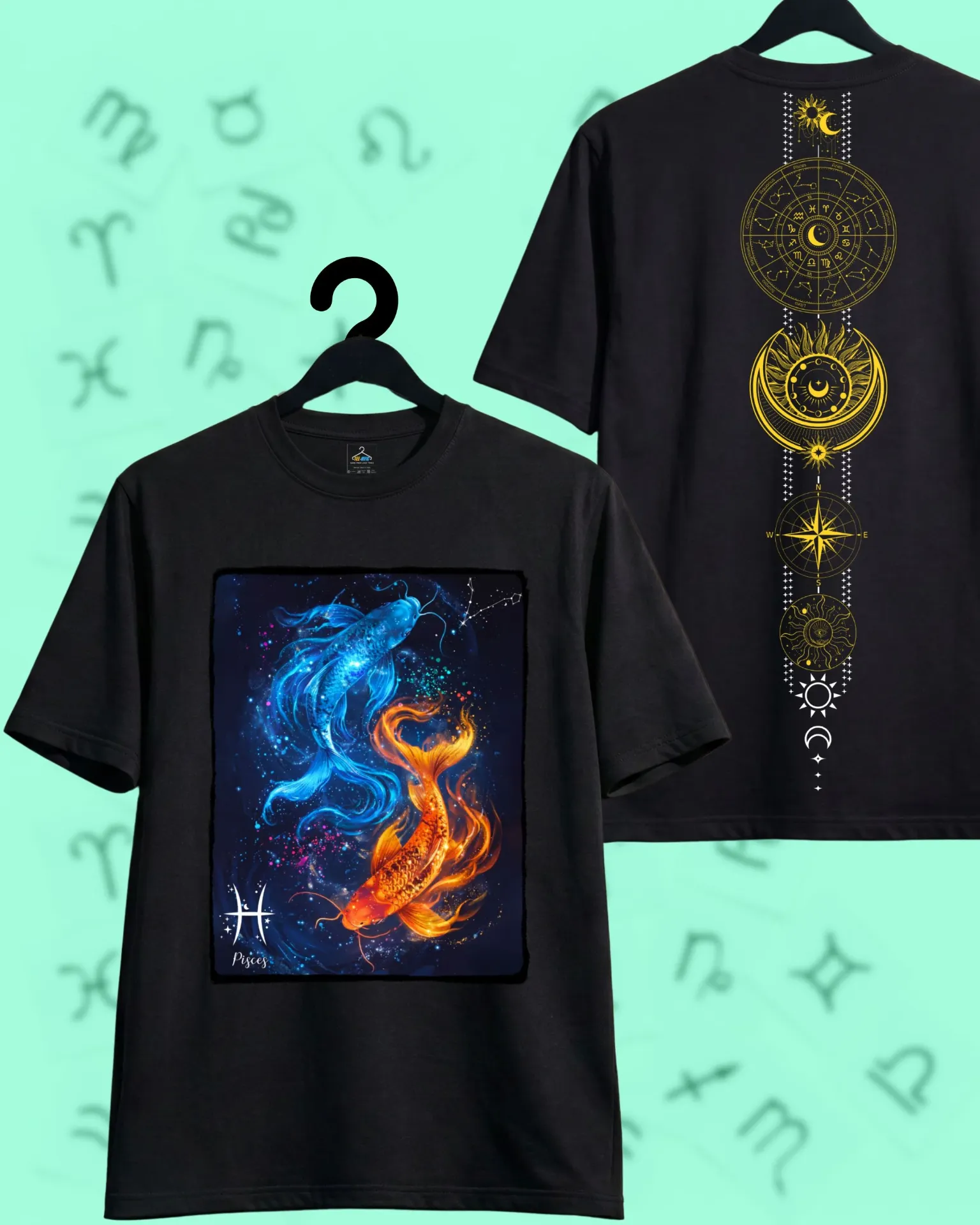 Pisces 360 Unisex Tshirt (S)