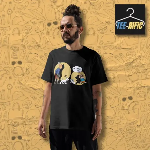 TinTin and Sinchan Multiverse - Unisex Supima T-shirt
