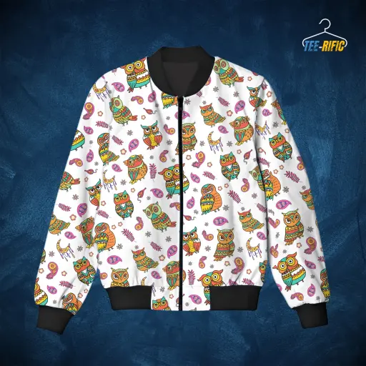Madhubani Printed - Bomber Jacket for Women- Folk Fusion